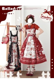 Balladeer Strawberry Manor Short and Long JSK(Reservation/4 Colours/Full Payment Without Shipping)